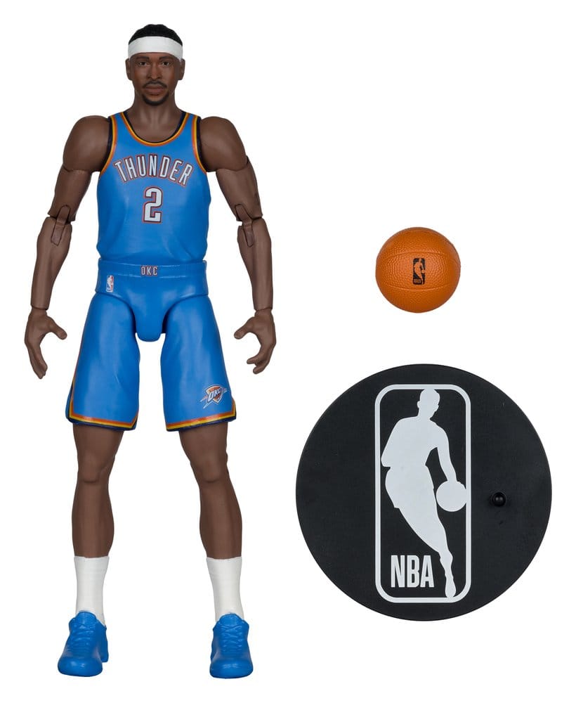 NBA SportsPicks Actionfigur Shai Gilgeous-Alexander (Oklahoma City Thunder) 16 cm - Versand: 7 Tage nach Bestellung