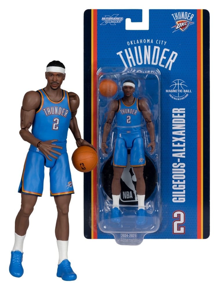 NBA SportsPicks Actionfigur Shai Gilgeous-Alexander (Oklahoma City Thunder) 16 cm - Versand: 7 Tage nach Bestellung