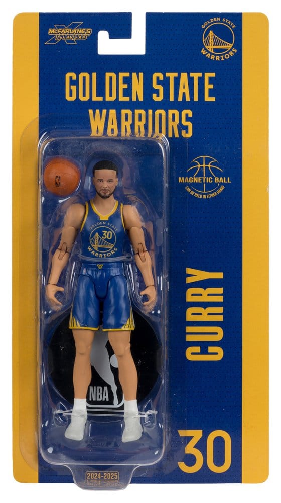 NBA SportsPicks Actionfigur Stephen Curry (Golden State Warriors) 15 cm - Versand: 7 Tage nach Bestellung