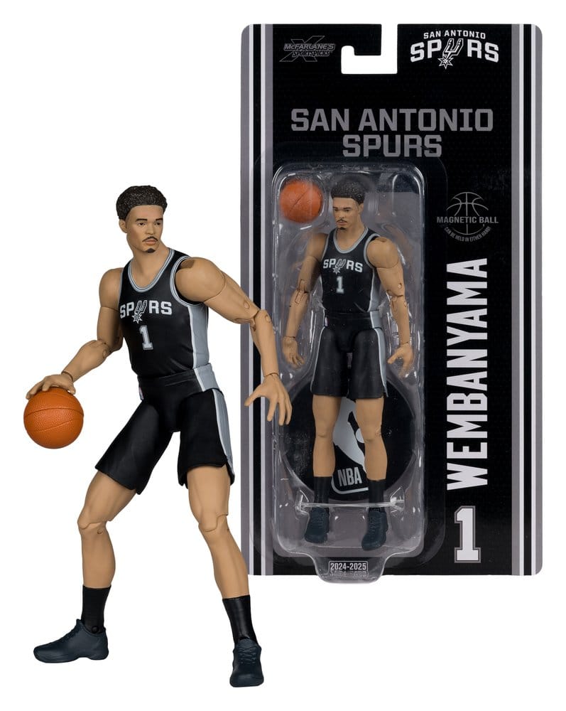 NBA SportsPicks Actionfigur Victor Wembanyama (San Antonio Spurs) 17 cm - Versand: 7 Tage nach Bestellung