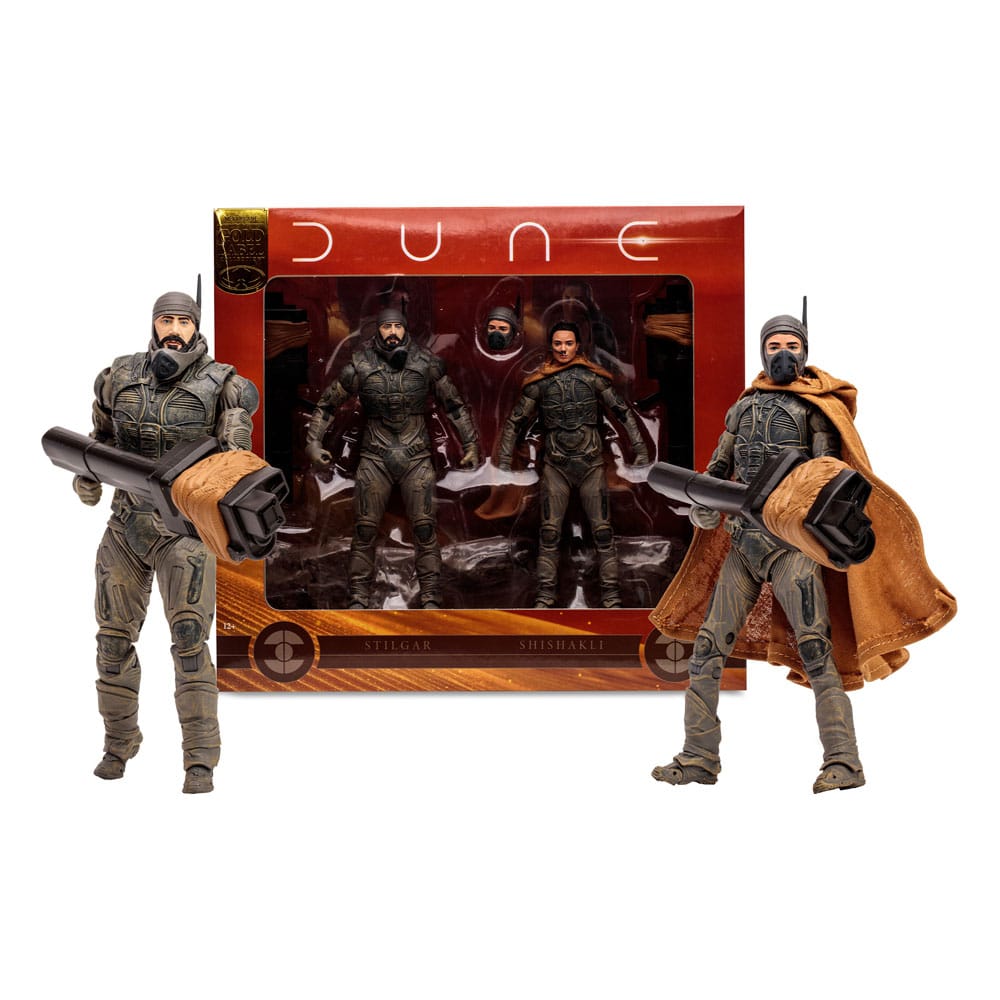 Dune: Teil 2 Actionfiguren 2er-Pack Stilgar & Shishakli (Gold Label) 18 cm - Versand: 5-7 Tage nach Bestellung