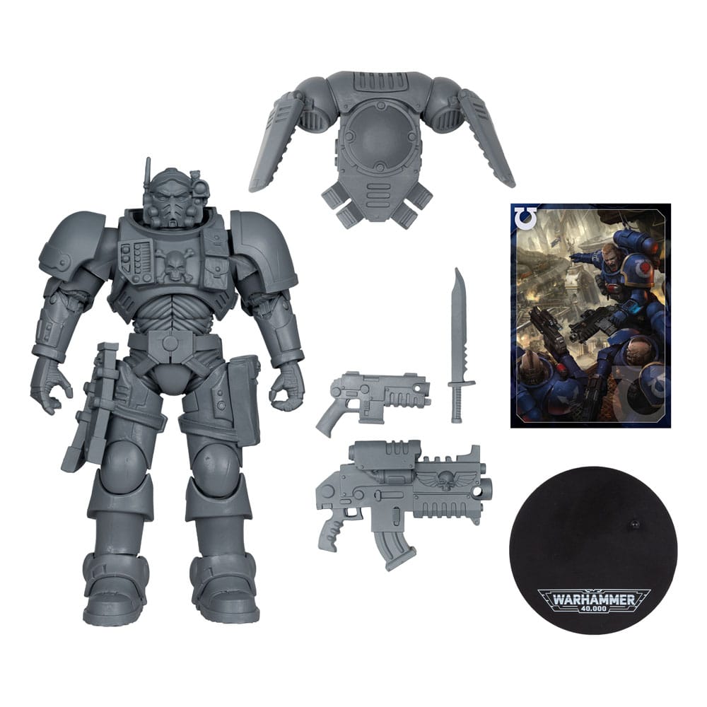 Warhammer 40,000 Actionfigur Lieutenant in Phobos Armor (Ultramarines) (Artist Proof) 18 cm - Versand: 5-7 Tage nach Bestellung