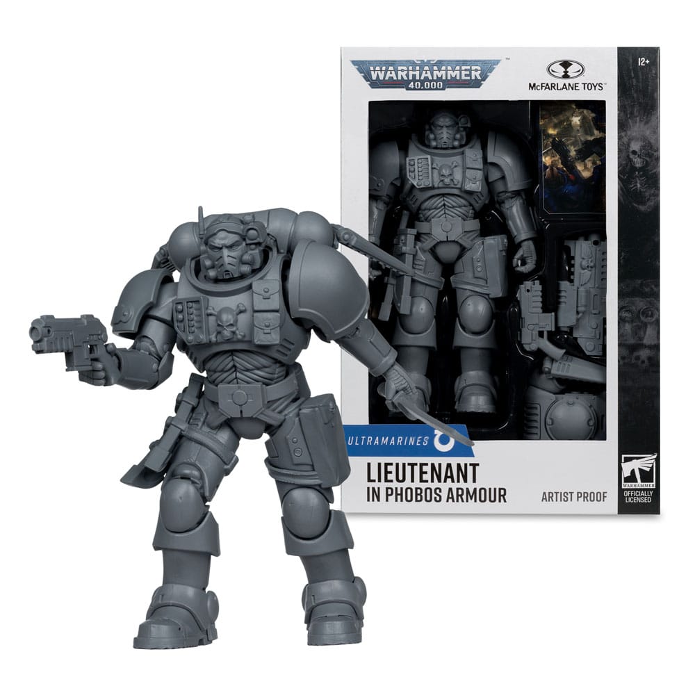 Warhammer 40,000 Actionfigur Lieutenant in Phobos Armor (Ultramarines) (Artist Proof) 18 cm - Versand: 5-7 Tage nach Bestellung