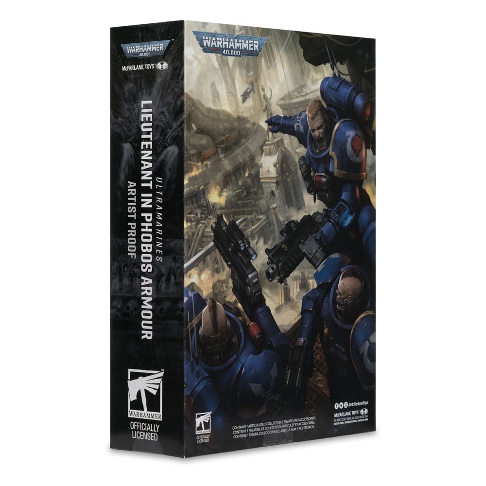 Warhammer 40,000 Actionfigur Lieutenant in Phobos Armor (Ultramarines) (Artist Proof) 18 cm - Versand: 5-7 Tage nach Bestellung