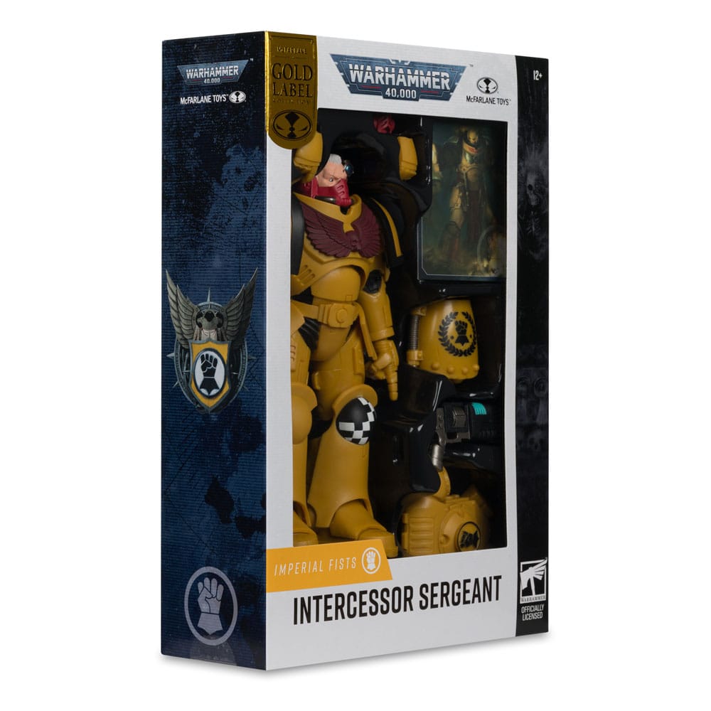 Warhammer 40,000 Actionfigur Intercessor Sergeant (Imperial Fist) (Gold Label) 18 cm - Versand: 7 Tage nach Bestellung