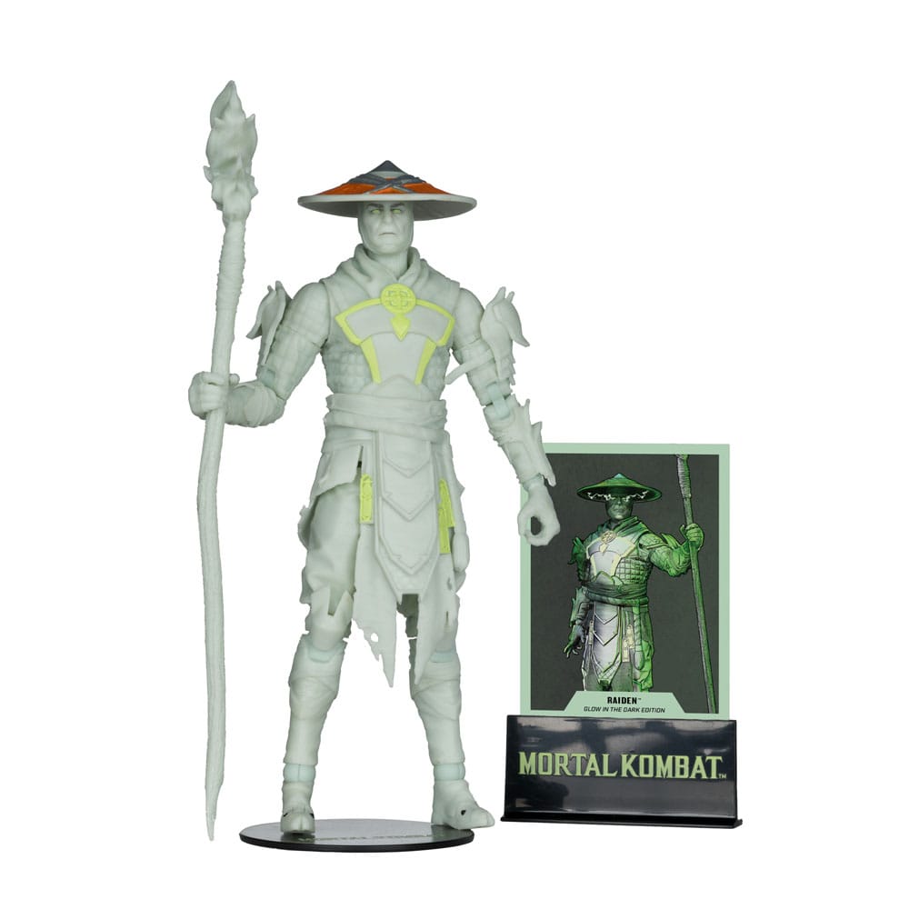 Mortal Kombat  Actionfigur Glow in the Dark Edition Raiden (Gold Label) 18 cm - Versand: 7 Tage nach Bestellung