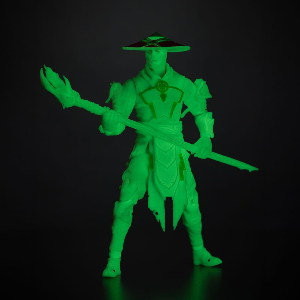 Mortal Kombat  Actionfigur Glow in the Dark Edition Raiden (Gold Label) 18 cm - Versand: 7 Tage nach Bestellung