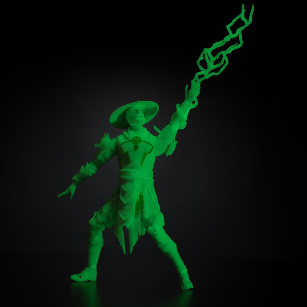 Mortal Kombat  Actionfigur Glow in the Dark Edition Raiden (Gold Label) 18 cm - Versand: 7 Tage nach Bestellung
