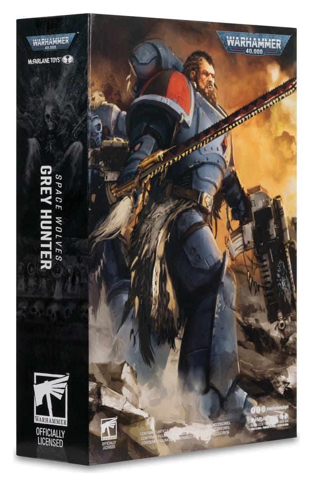 Warhammer 40,000 Actionfigur Grey Hunter (Space Wolves) 18 cm - Versand: 7 Tage nach Bestellung