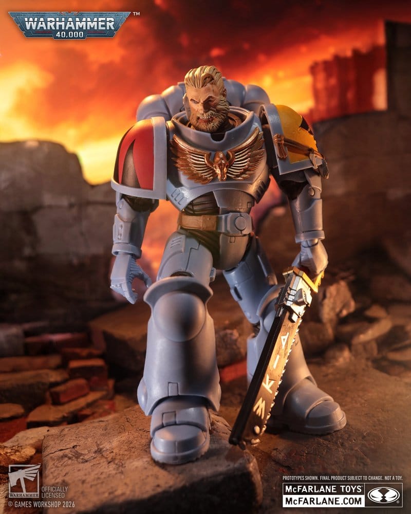 Warhammer 40,000 Actionfigur Grey Hunter (Space Wolves) 18 cm - Versand: 7 Tage nach Bestellung