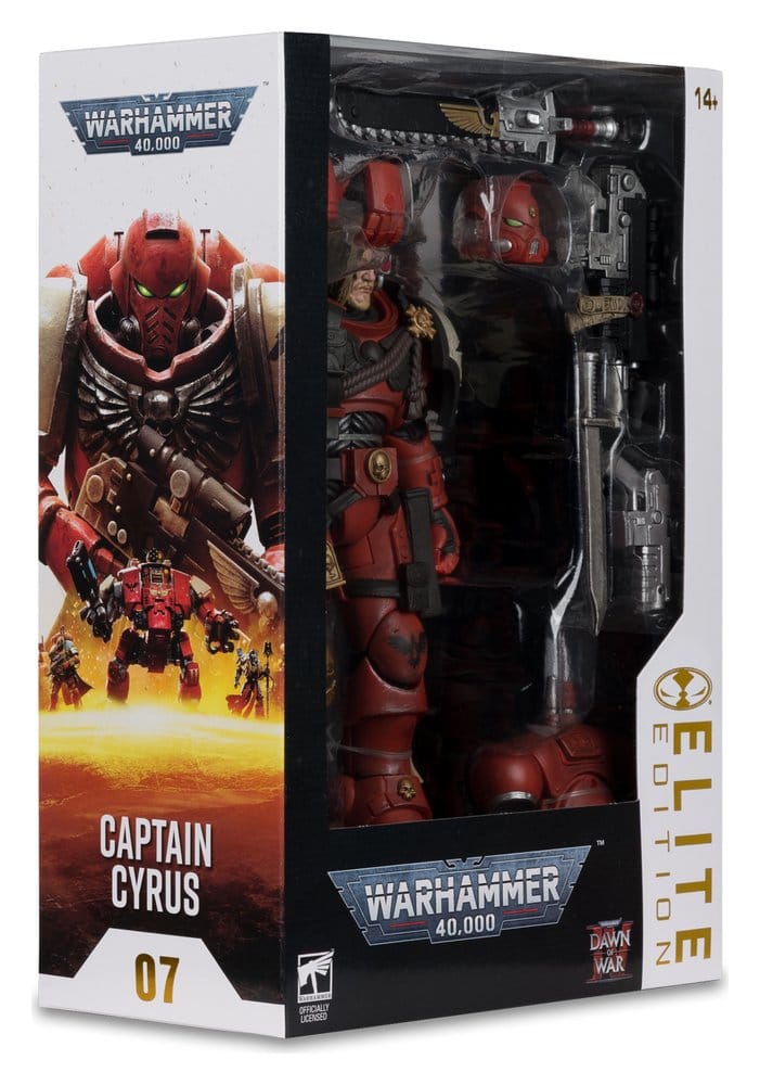 Warhammer 40.000 Dawn of War McFarlane Elite Edition Actionfigur Captain Cyrus (Dawn of War 4) 20 cm - Versand: 7 Tage nach Bestellung