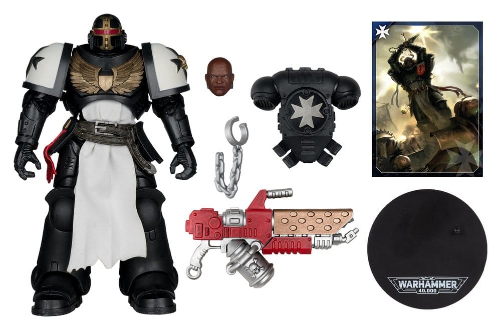 Warhammer 40,000 Actionfigur Primaris Crusader (Black Templars) 18 cm - Preorder - ETA: 07.10.2026