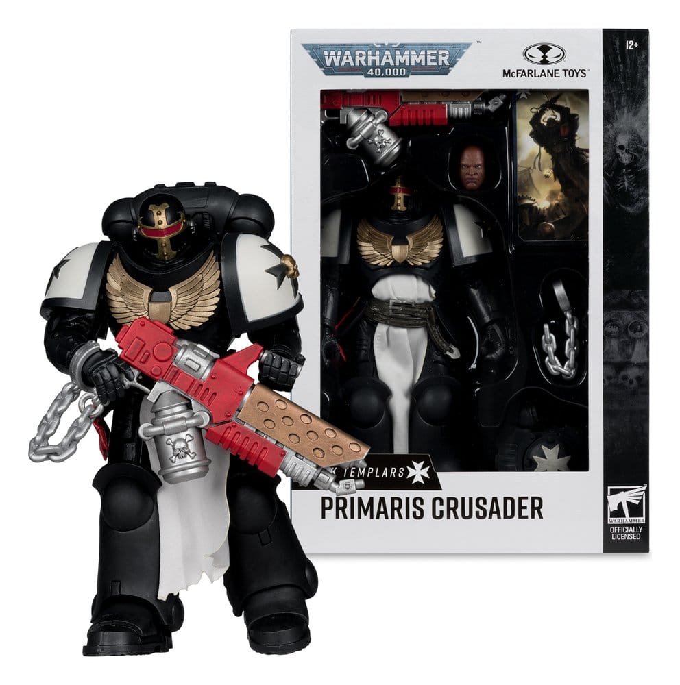 Warhammer 40,000 Actionfigur Primaris Crusader (Black Templars) 18 cm - Preorder - ETA: 07.10.2026