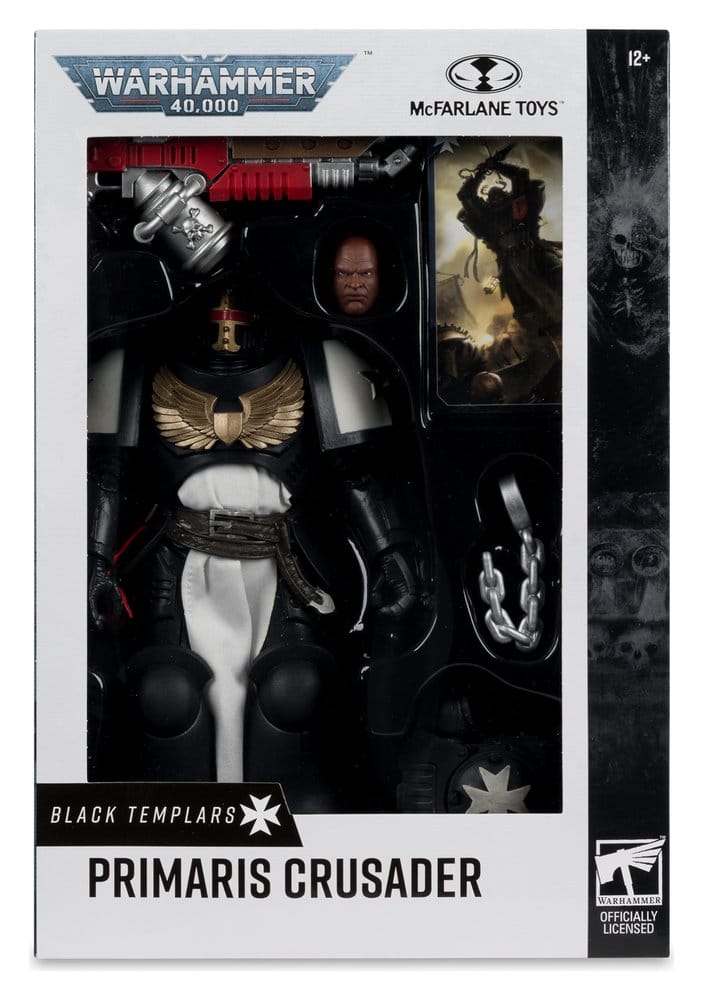 Warhammer 40,000 Actionfigur Primaris Crusader (Black Templars) 18 cm - Preorder - ETA: 07.10.2026