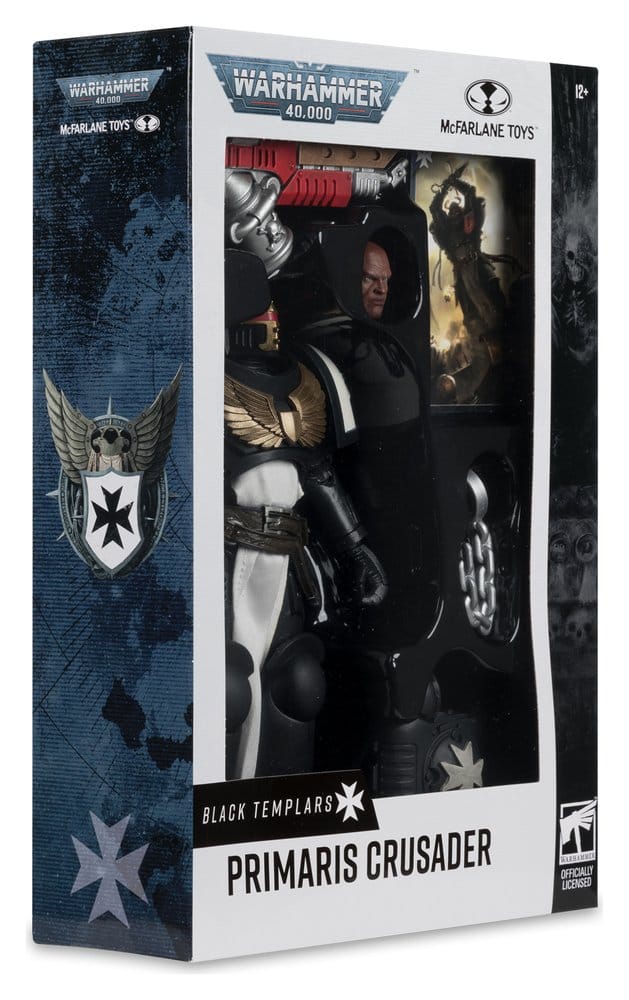 Warhammer 40,000 Actionfigur Primaris Crusader (Black Templars) 18 cm - Preorder - ETA: 07.10.2026