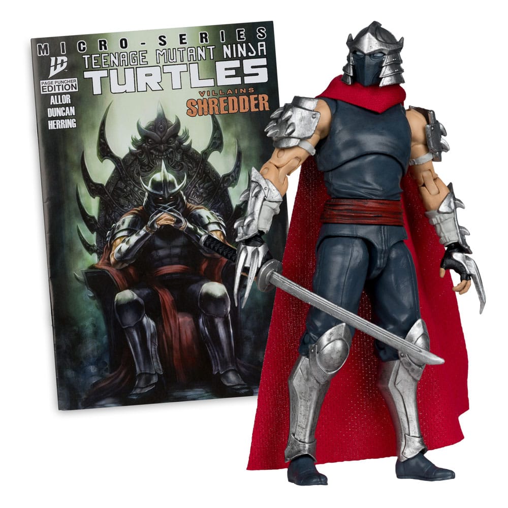 Teenage Mutant Ninja Turtles Page Punchers Actionfigur Shredder 14 cm - Preorder - ETA: 25.11.2025