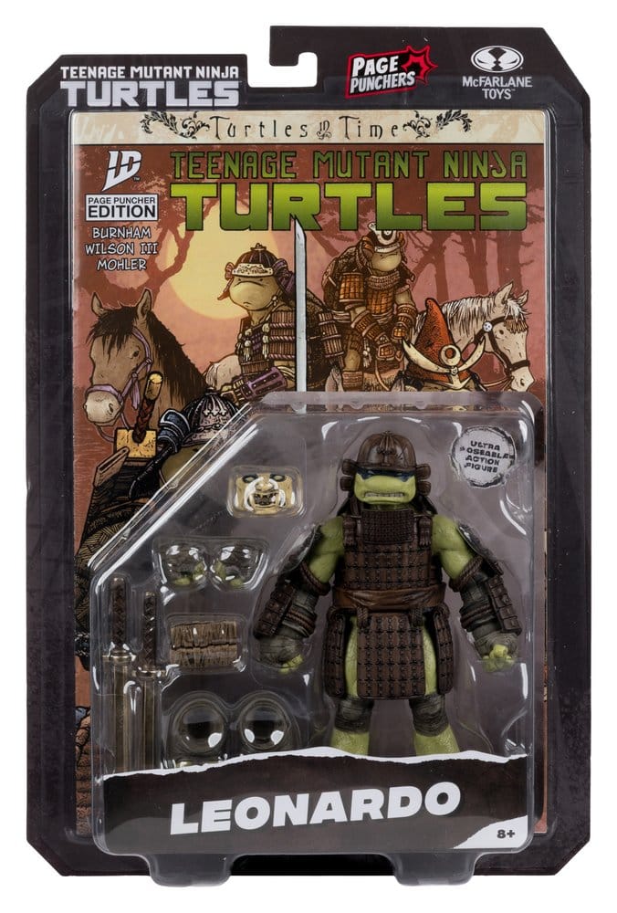 Teenage Mutant Ninja Turtles Page Punchers Actionfigur Leonardo (Turtles in Time) 13 cm - Versand: 7 Tage nach Bestellung
