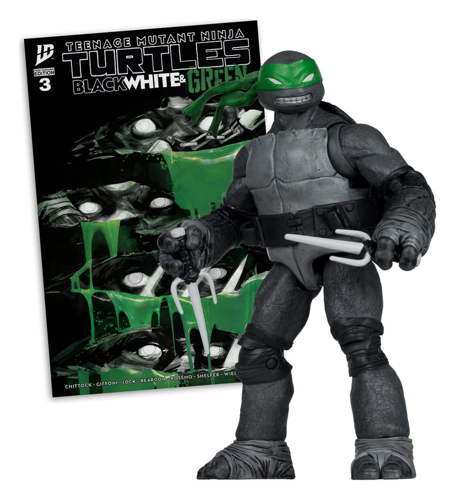 Teenage Mutant Ninja Turtles Page Punchers Actionfigur Raphael (Black White & Green) (Red Platinum Edition) 13 cm - Versand: 7 Tage nach Bestellung