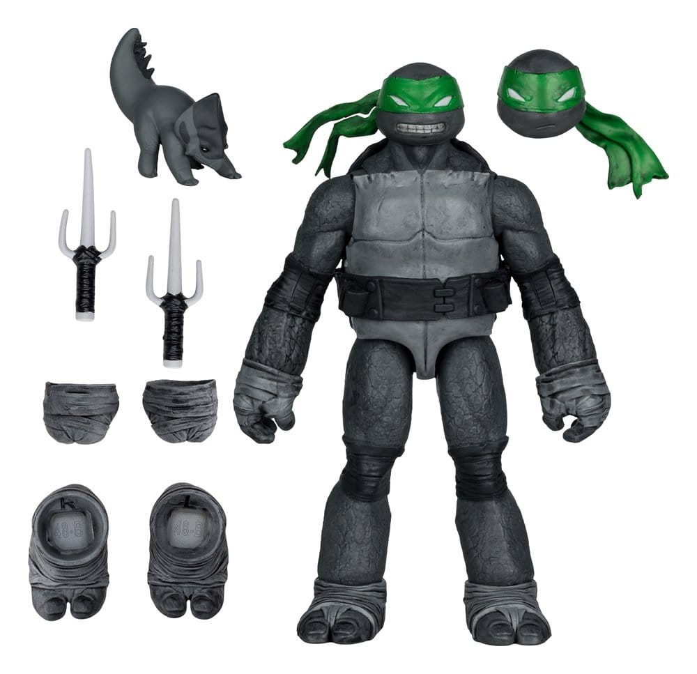 Teenage Mutant Ninja Turtles Page Punchers Actionfigur Raphael (Black White & Green) (Red Platinum Edition) 13 cm - Versand: 7 Tage nach Bestellung