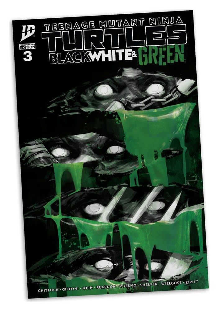 Teenage Mutant Ninja Turtles Page Punchers Actionfigur Raphael (Black White & Green) (Red Platinum Edition) 13 cm - Versand: 7 Tage nach Bestellung