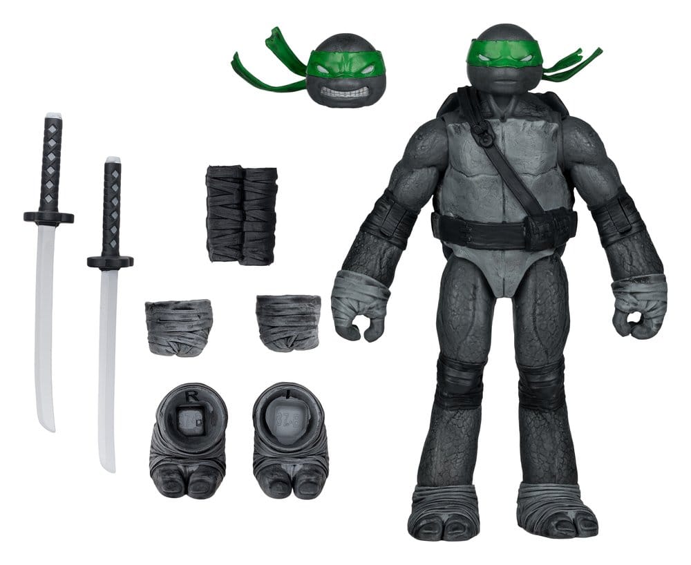 Teenage Mutant Ninja Turtles Page Punchers Actionfigur Leonardo (Black White & Green) (Red Platinum Edition) 13 cm - Versand: 7 Tage nach Bestellung
