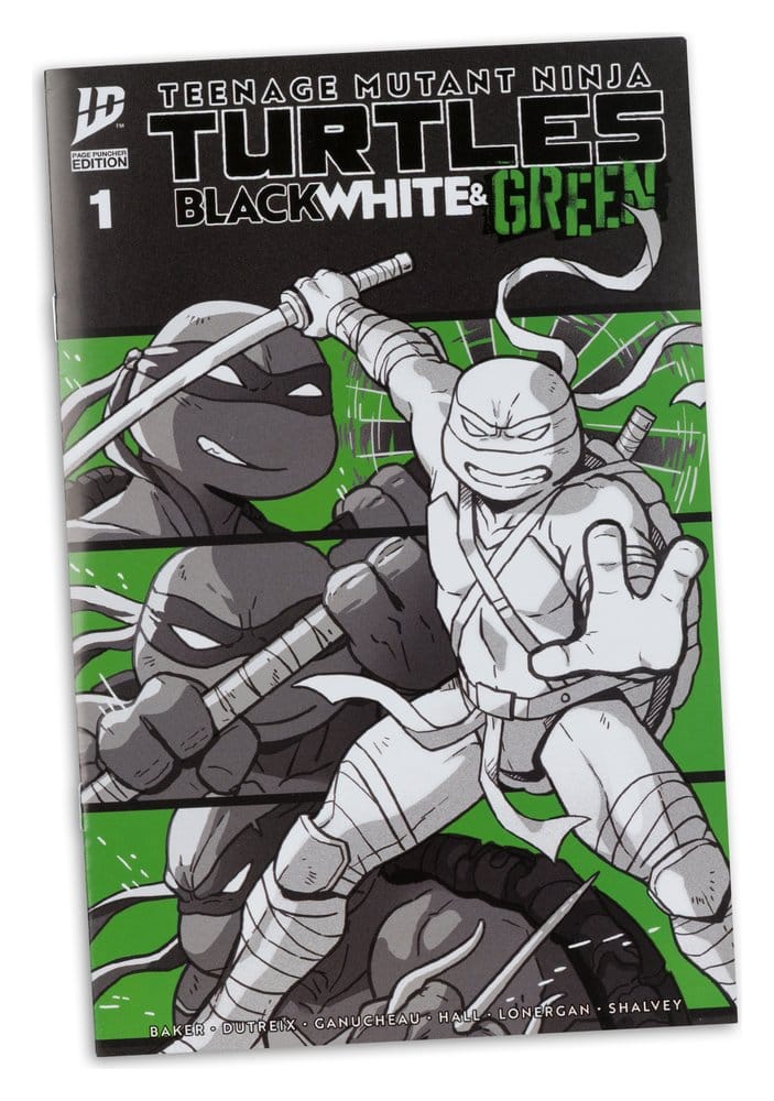 Teenage Mutant Ninja Turtles Page Punchers Actionfigur Leonardo (Black White & Green) (Red Platinum Edition) 13 cm - Versand: 7 Tage nach Bestellung