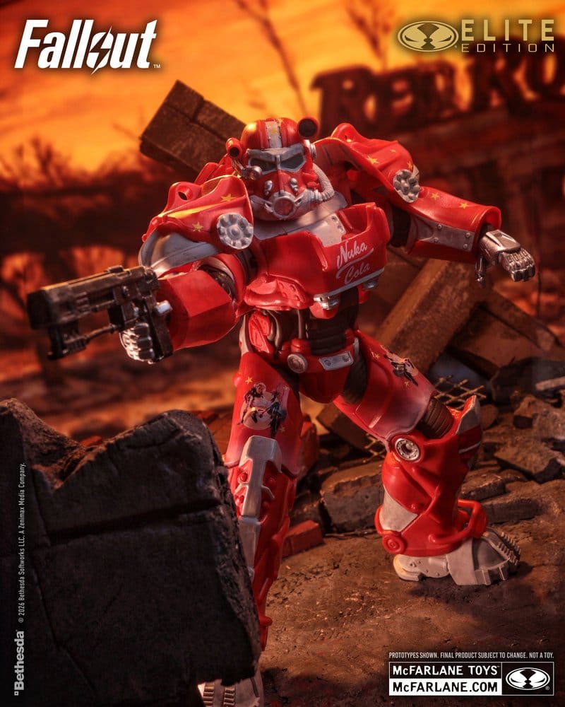 Fallout McFarlane Elite Edition Actionfigur Fallout 76 Nuka Cola T-60 (Gold Label) 19 cm - Versand: 7 Tage nach Bestellung