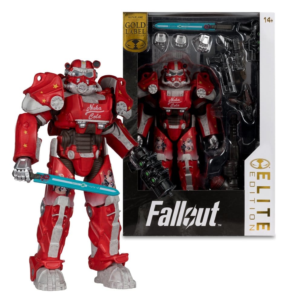 Fallout McFarlane Elite Edition Actionfigur Fallout 76 Nuka Cola T-60 (Gold Label) 19 cm - Versand: 7 Tage nach Bestellung