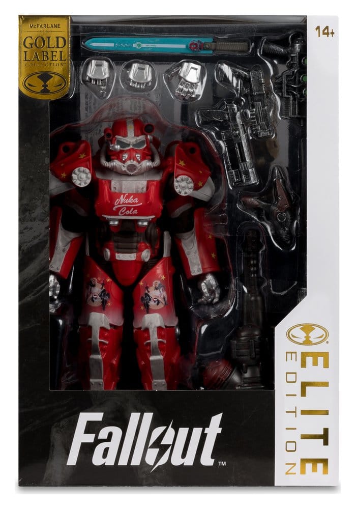 Fallout McFarlane Elite Edition Actionfigur Fallout 76 Nuka Cola T-60 (Gold Label) 19 cm - Versand: 7 Tage nach Bestellung