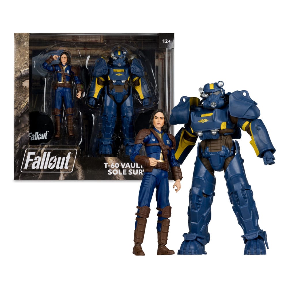 Fallout 4 Statuen 2er-Pack T-60 Vault Tec & Sole Survivor 18 cm - Preorder - ETA: 25.11.2025