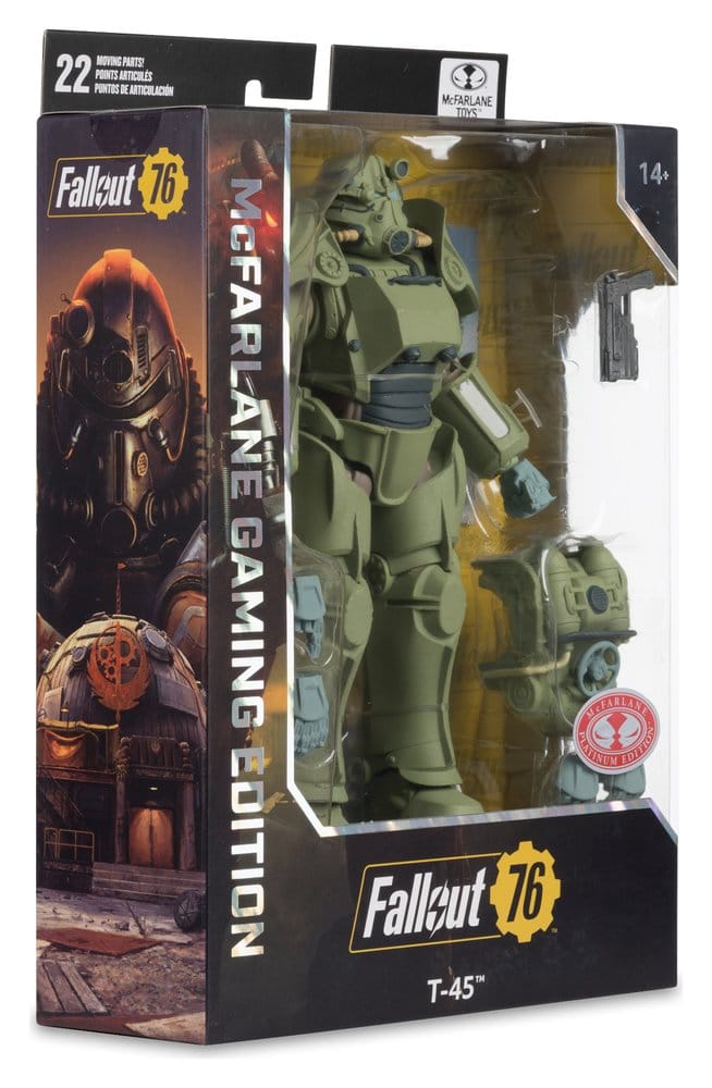 Fallout 76 Gaming Edition Actionfigur T-45 Military Armor (Red Platinum Edition) 20 cm - Preorder - ETA: 01.08.2026