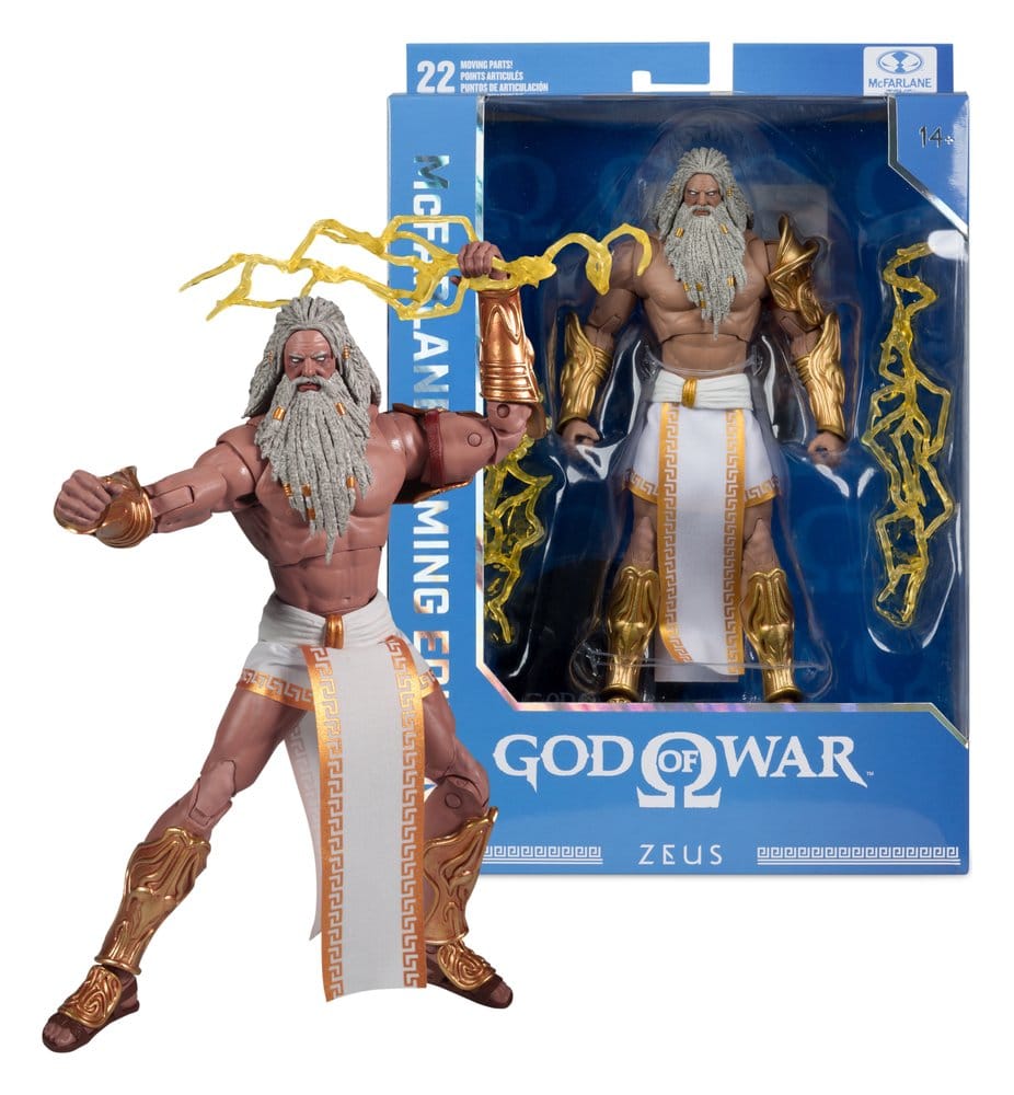 God of War McFarlane Gaming Edition Actionfigur Zeus 18 cm - Preorder - ETA: 17.12.2026