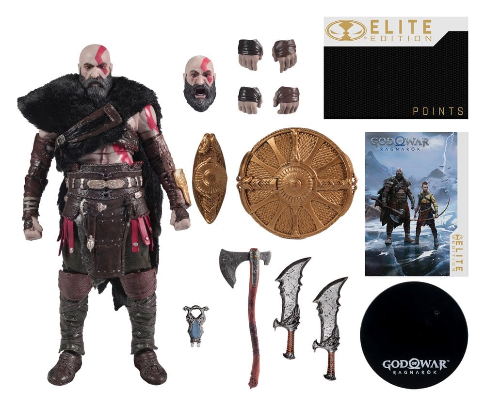 God of War Ragnarok McFarlane Elite Edition Deluxe Actionfigur Kratos #18 18 cm - Preorder - ETA: 17.12.2026