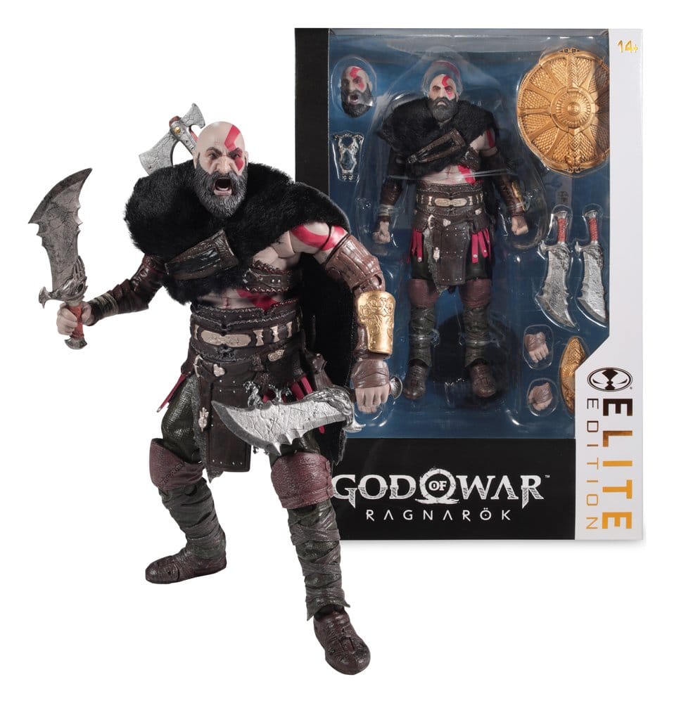 God of War Ragnarok McFarlane Elite Edition Deluxe Actionfigur Kratos #18 18 cm - Preorder - ETA: 17.12.2026