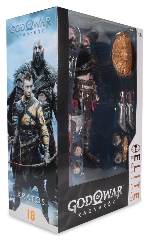 God of War Ragnarok McFarlane Elite Edition Deluxe Actionfigur Kratos #18 18 cm - Preorder - ETA: 17.12.2026