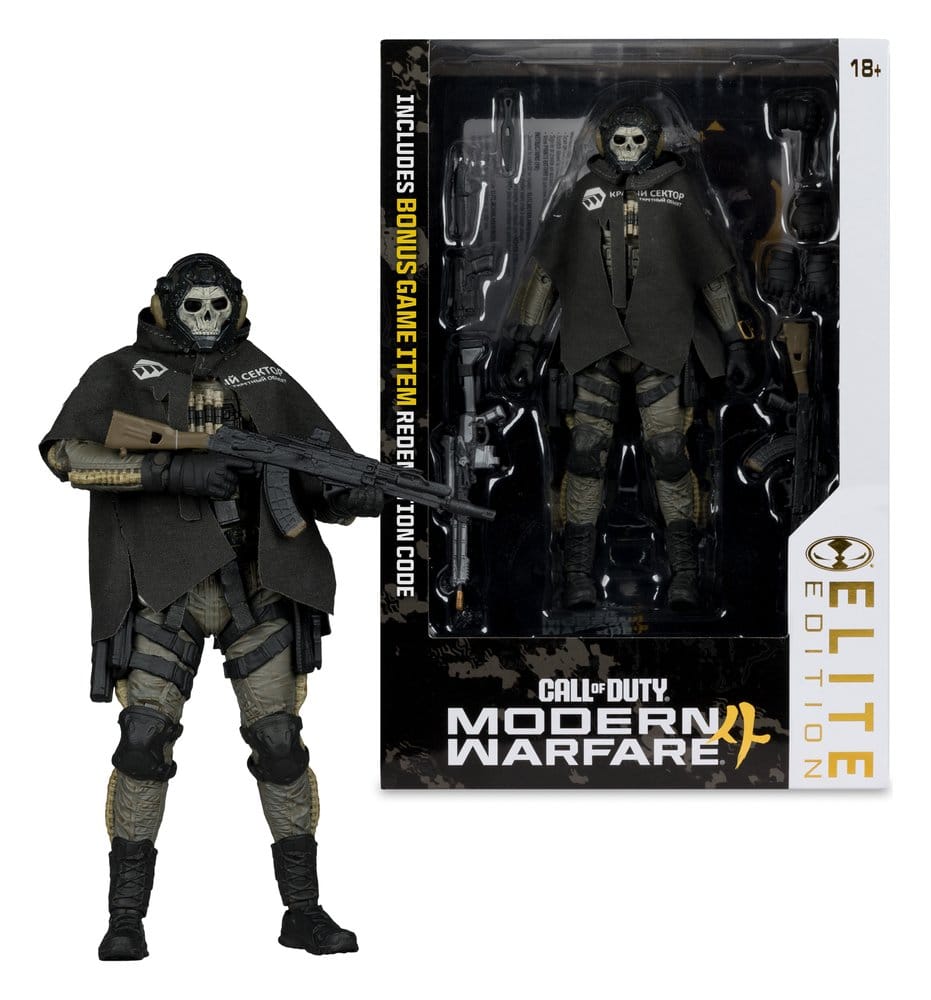 Call of Duty McFarlane Elite Edition Deluxe Actionfigur Ghost (Call of Duty: Modern Warfare 4) #19 18 cm - Preorder - ETA: 18.12.2026