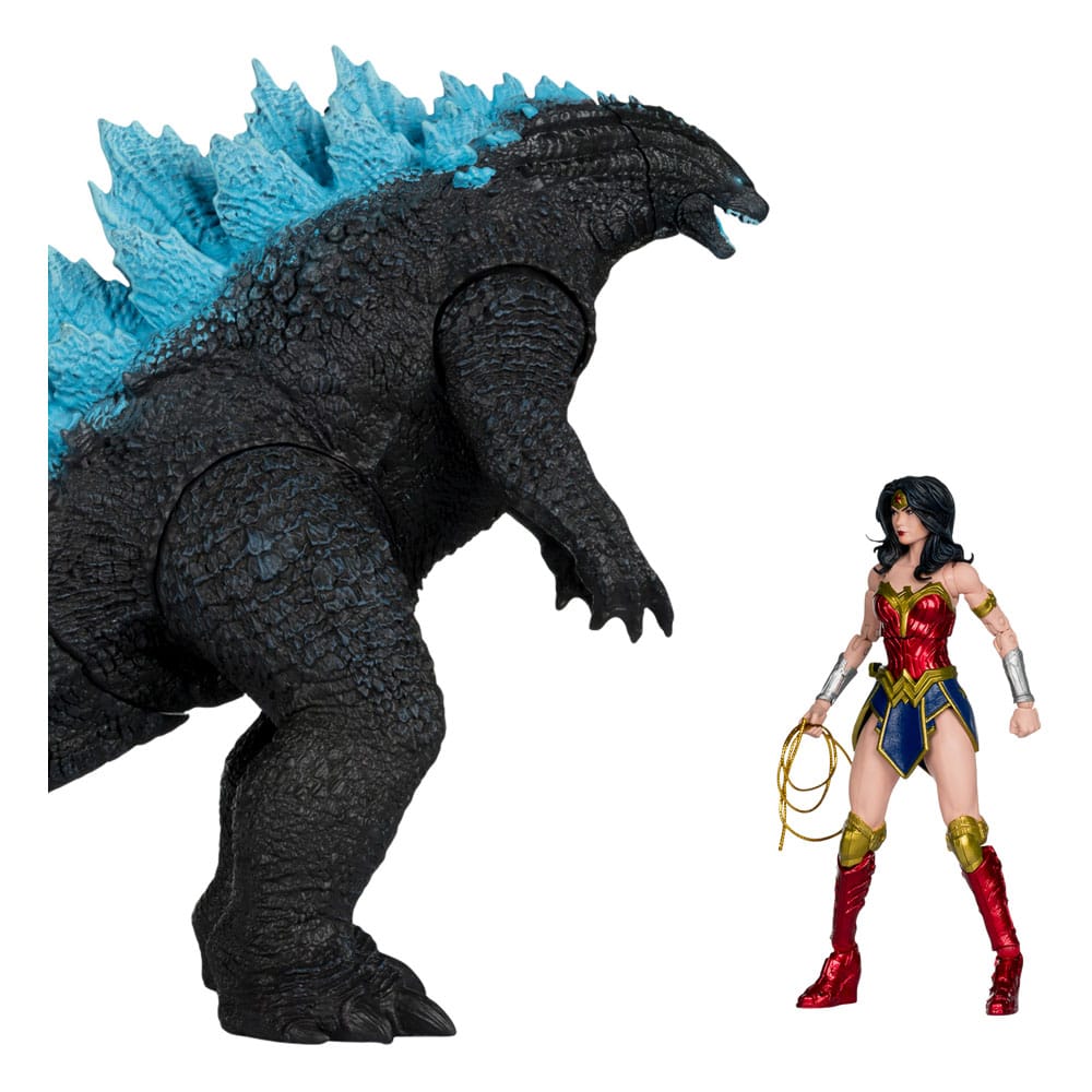 DC Justice League Monsterverse DC Multiverse Actionfiguren 2er-Pack Wonder Woman Vs. Atomic Blast Godzilla 18 cm  - Preorder - ETA: 03.11.2025