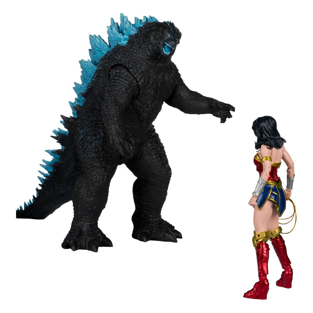 DC Justice League Monsterverse DC Multiverse Actionfiguren 2er-Pack Wonder Woman Vs. Atomic Blast Godzilla 18 cm  - Preorder - ETA: 03.11.2025