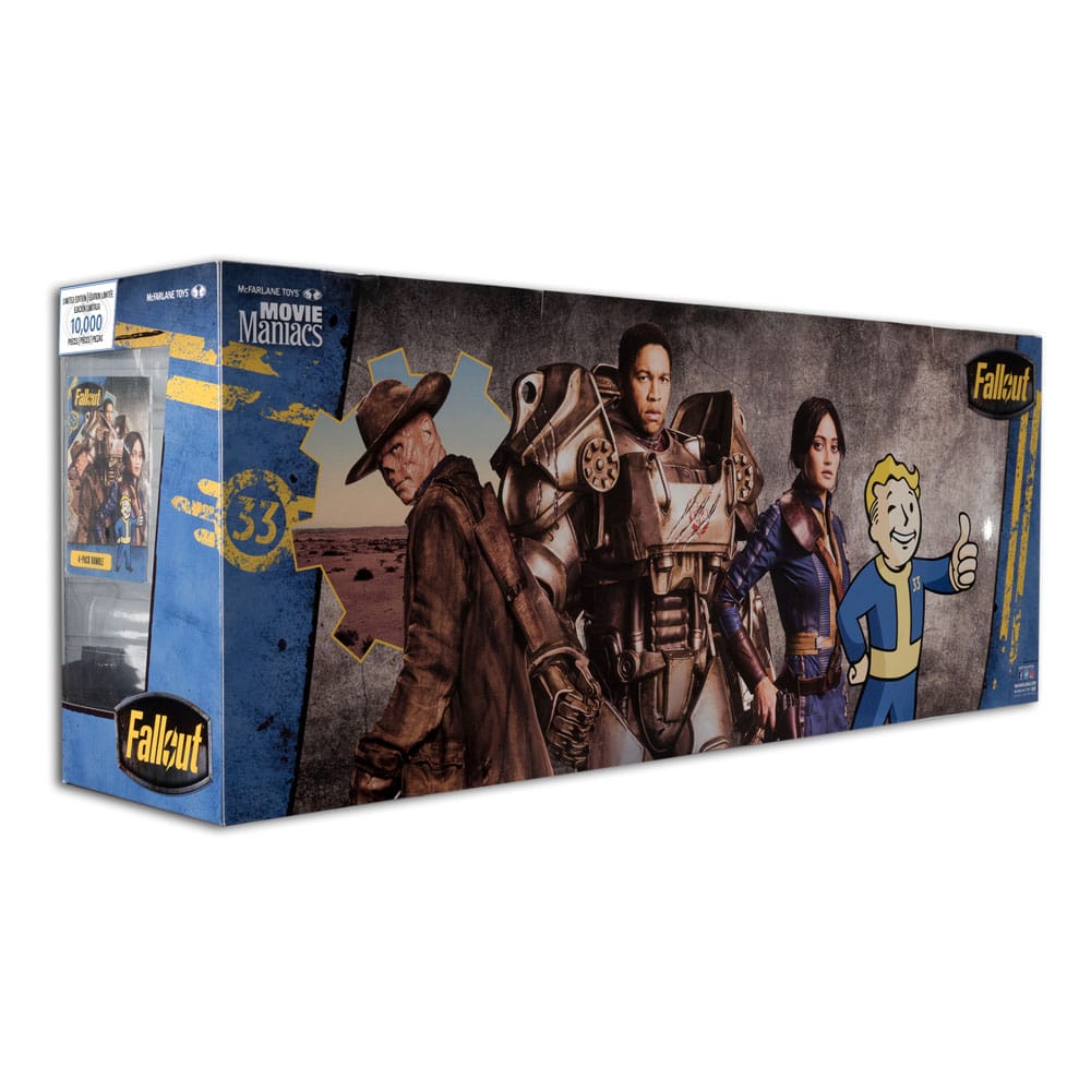 Fallout Movie Maniacs PVC Statuen 4er-Pack Lucy, Maximus, The Ghoul & Vault Boy 15 cm - Versand: 5-7 Tage nach Bestellung