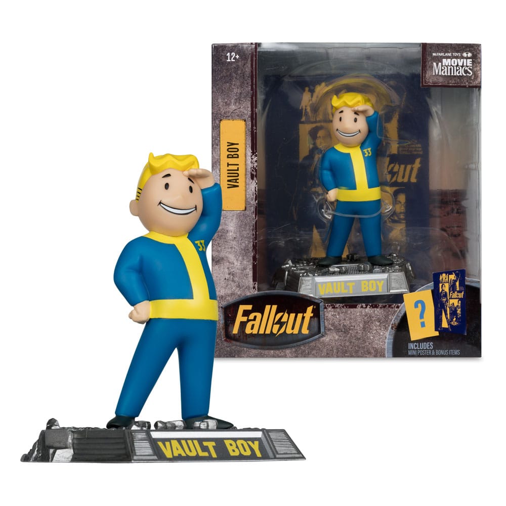 Fallout Movie Maniacs Actionfigur Vault Boy Version 3 14 cm - Preorder - ETA: 25.11.2025