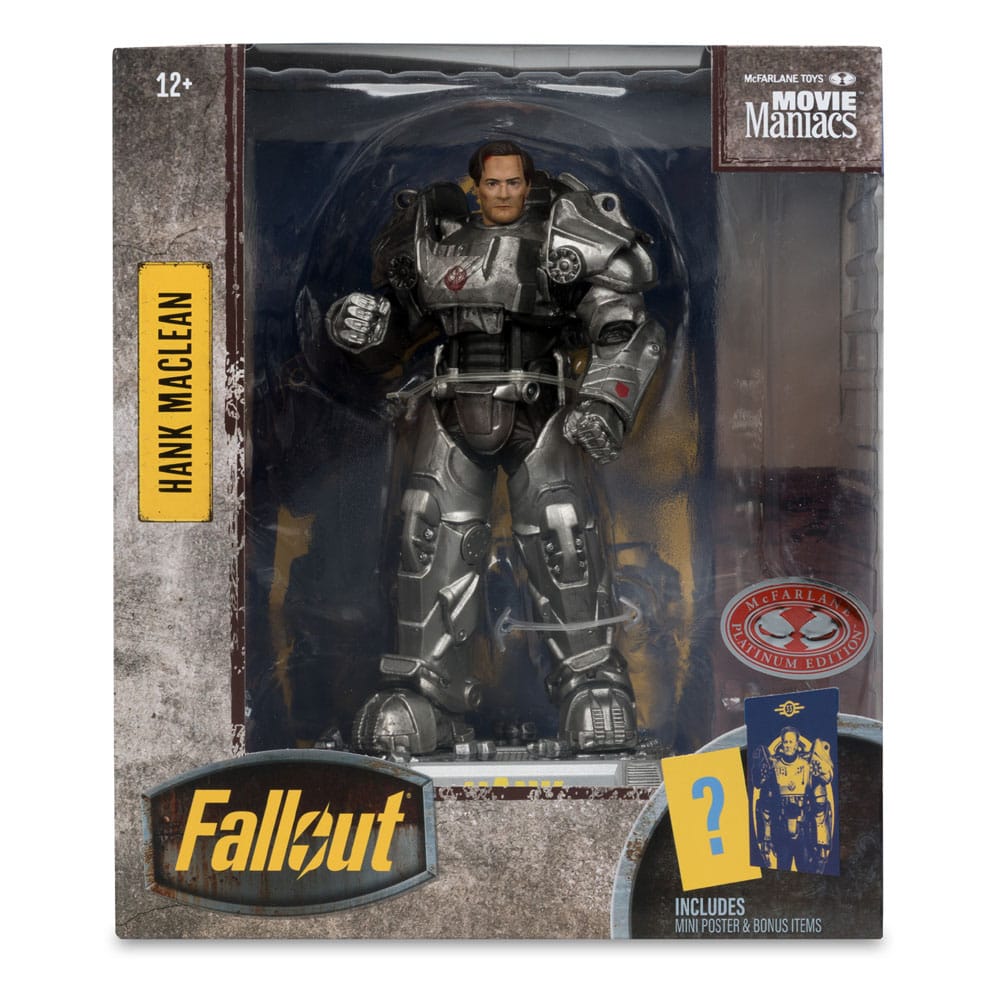 Fallout Movie Maniacs Actionfigur Hank Maclean (Season 2) (Red Platinum Edition) 17 cm - Preorder - ETA: 25.11.2025