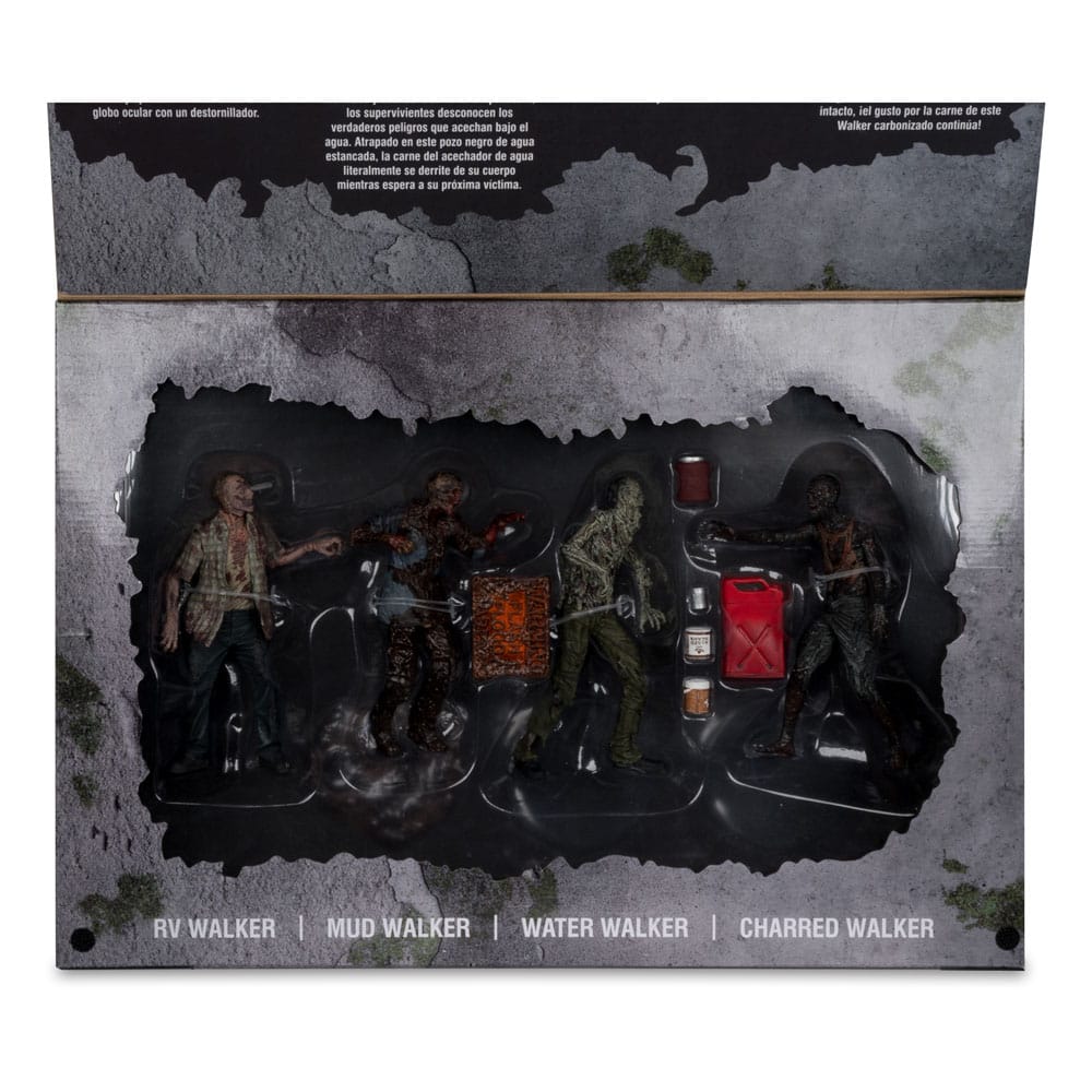 The Walking Dead Actionfiguren 4er-Pack Walkers 13 cm - Versand: 5-7 Tage nach Bestellung