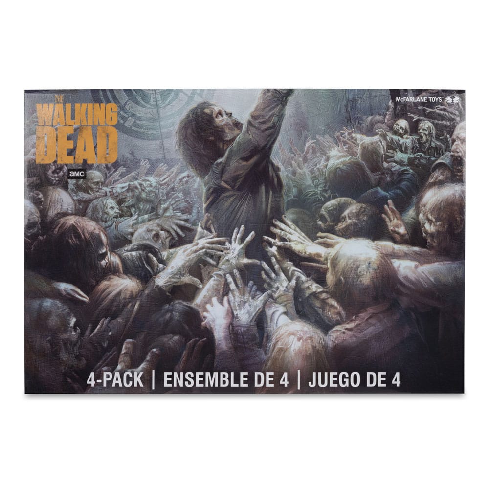 The Walking Dead Actionfiguren 4er-Pack Walkers 13 cm - Versand: 5-7 Tage nach Bestellung
