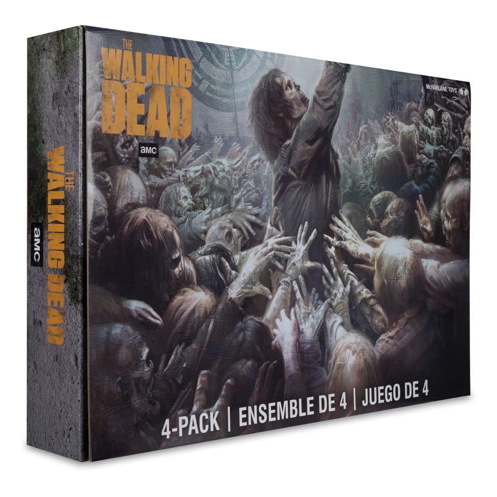 The Walking Dead Actionfiguren 4er-Pack Walkers 13 cm - Versand: 5-7 Tage nach Bestellung