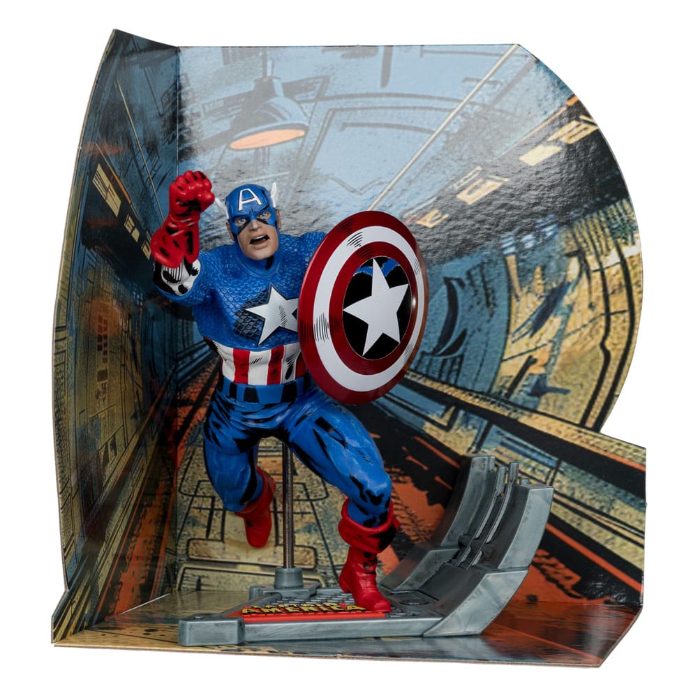 Marvel Collection PVC Statue 1/10 Captain America (Captain America #100) 12 cm - Versand: 5-7 Tage nach Bestellung