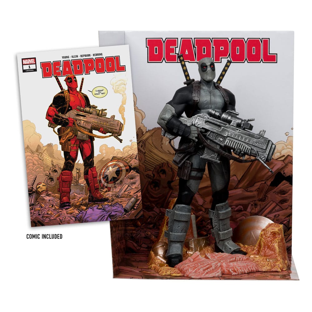 Marvel Collection PVC Statue 1/6 Deadpool (Deadpool #1)(Grey Suit Chase) 27 cm - Versand: 5-7 Tage nach Bestellung