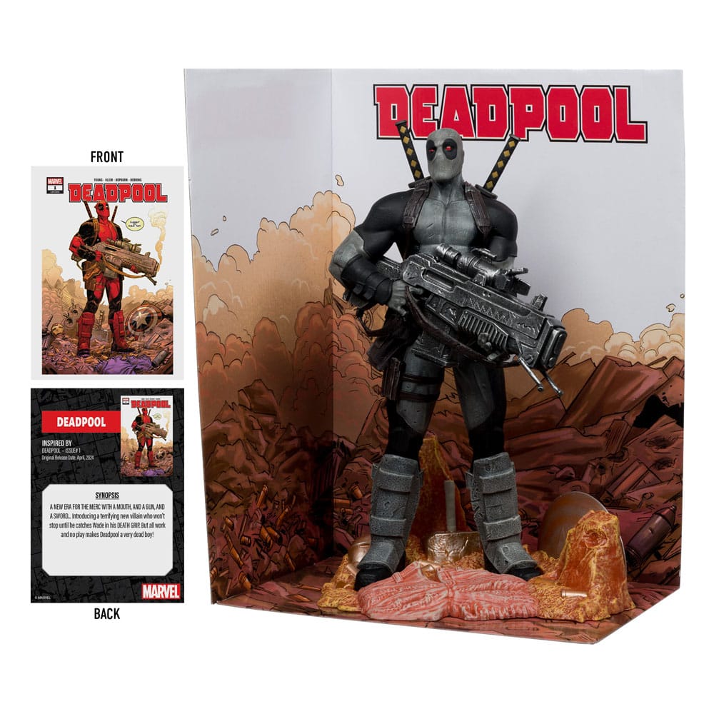 Marvel Collection PVC Statue 1/6 Deadpool (Deadpool #1)(Grey Suit Chase) 27 cm - Versand: 5-7 Tage nach Bestellung