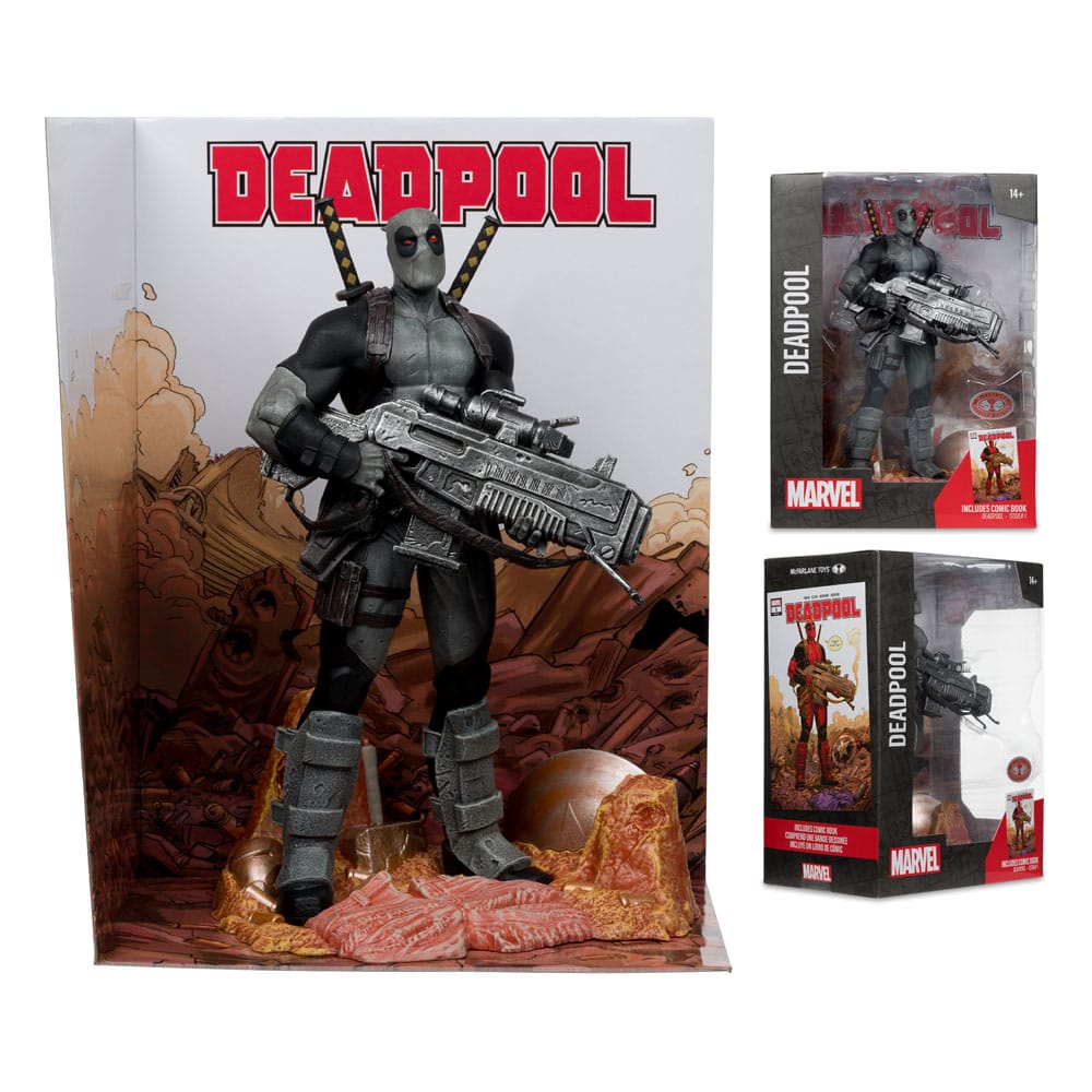 Marvel Collection PVC Statue 1/6 Deadpool (Deadpool #1)(Grey Suit Chase) 27 cm - Versand: 5-7 Tage nach Bestellung