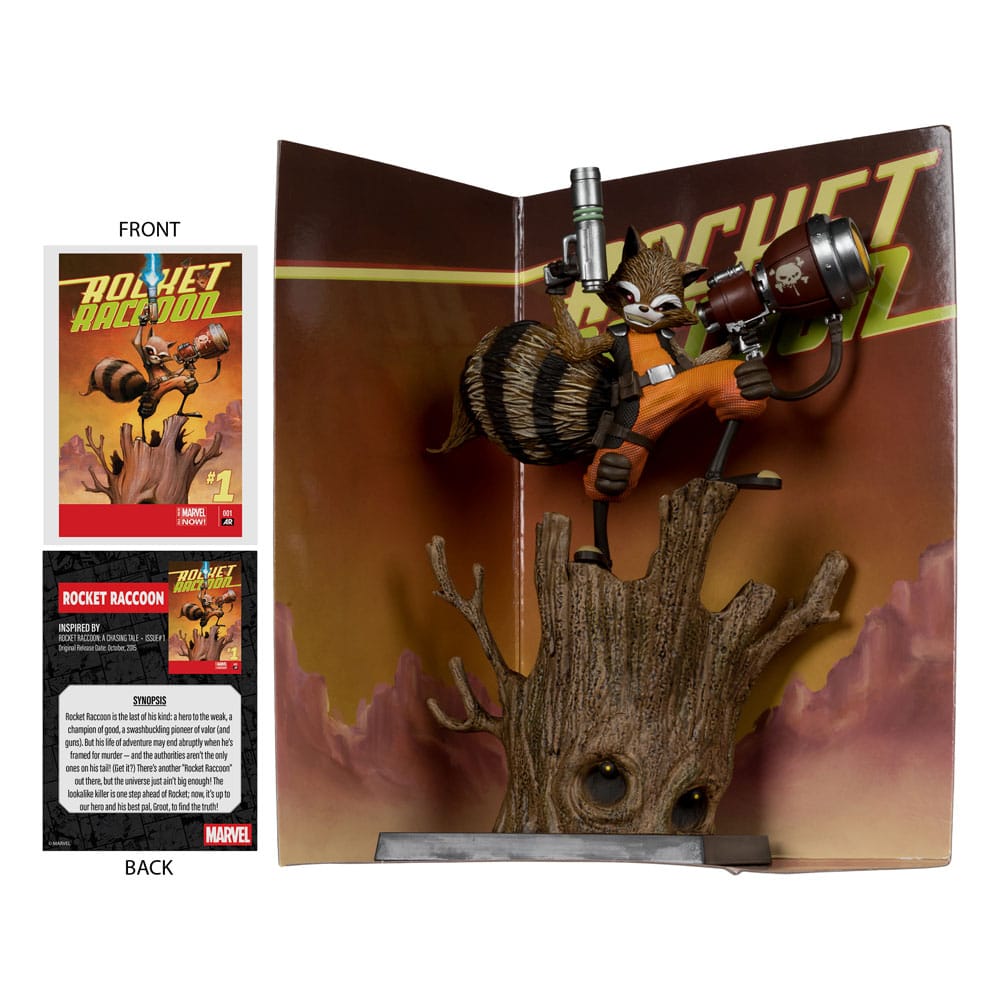 Marvel Collection PVC Statue 1/6 Rocket Racoon (Rocket Racoon: A Chasing Tale #1) 18 cm - Preorder - ETA: 25.11.2025