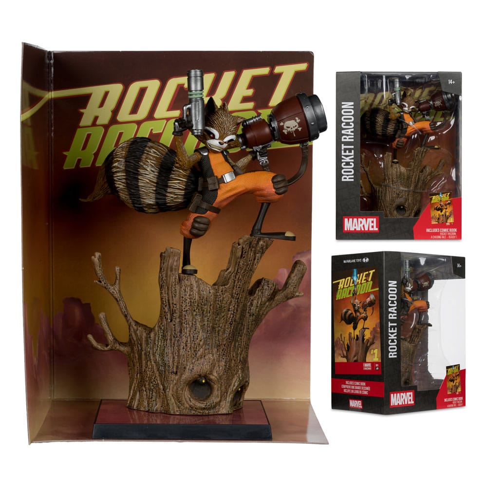 Marvel Collection PVC Statue 1/6 Rocket Racoon (Rocket Racoon: A Chasing Tale #1) 18 cm - Preorder - ETA: 25.11.2025